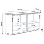 Armoire coulissante IKEA GALANT – Excellent état, Plusieurs portes, 25 à 50 cm, Moins de 100 cm, 150 à 200 cm