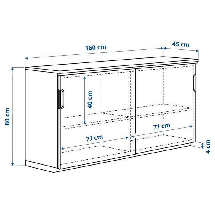 IKEA GALANT schuifkast — uitstekende staat, Huis en Inrichting, Kasten | Roldeurkasten en Archiefkasten, Zo goed als nieuw, Minder dan 100 cm
