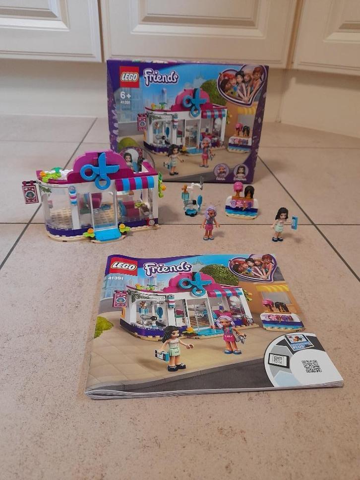 LEGO Friends Heartlake City Kapsalon - 41391, Kinderen en Baby's, Speelgoed | Duplo en Lego, Zo goed als nieuw, Lego, Complete set