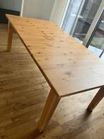 uitschuifbare houten tafel, Ophalen, Gebruikt, 100 tot 150 cm, 200 cm of meer