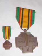 Belgische medaille (A), Ophalen of Verzenden, Landmacht, Lintje, Medaille of Wings