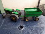 Oud blikken speelgoed TONKA traktor met aanhanger, Verzamelen, Ophalen of Verzenden, Gebruikt