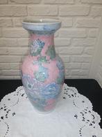 Mooie vaas Bloemmotief, Moins de 50 cm, Autres couleurs, Poterie ou Porcelaine, Comme neuf