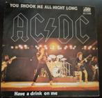 Vinyl 45trs- ac/dc - you shook me all night long, Cd's en Dvd's, Vinyl Singles, Ophalen of Verzenden, Gebruikt