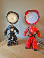 Robot Lamp Lampster Army Red & Black, Huis en Inrichting, Lampen | Tafellampen, Ophalen, Zo goed als nieuw, Tijdloos, 50 tot 75 cm