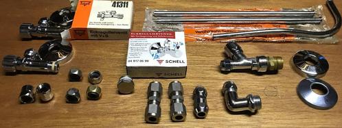 schellkraantjes, Doe-het-zelf en Bouw, Sanitair, Nieuw, Overige typen, Chroom, Koper, Ophalen
