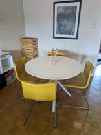 4 gele stoelen set, Huis en Inrichting, Stoelen, Vier, Gebruikt, Ophalen, Overige kleuren
