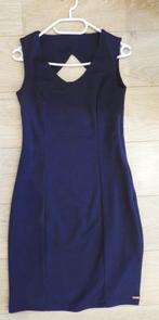 Blauw gevoerd kleedje / jurk maat 36: in mooie staat, Blauw, Ophalen of Verzenden, Maat 36 (S), Gedragen