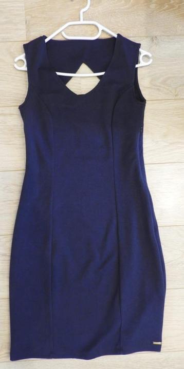 Blauw gevoerd kleedje / jurk maat 36: in mooie staat beschikbaar voor biedingen