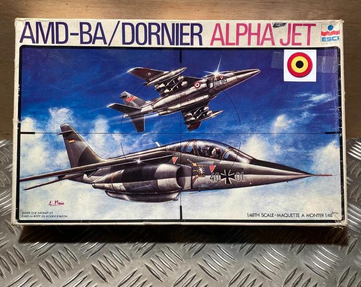 ALPHA JET - BELGISCHE LUCHTMACHT - 1:48, Hobby en Vrije tijd, Modelbouw | Vliegtuigen en Helikopters, Nieuw, Vliegtuig, Groter dan 1:72