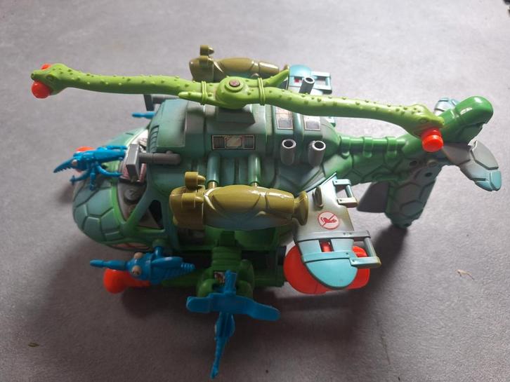 Teenage Mutant Ninja Turtles - Turtle Copter - Playmates '90, Kinderen en Baby's, Speelgoed | Actiefiguren, Zo goed als nieuw
