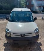 Witte Peugeot Partner lichte vracht., 4 deurs, Stof, Zwart, Wit