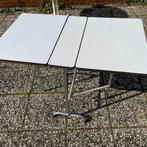 Formica witte opvouwbare tafel voor beperkte ruimte 101x60x7, Huis en Inrichting, 50 tot 100 cm, 100 tot 150 cm, Gebruikt, Rechthoekig