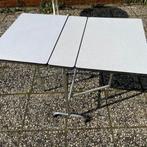 Formica witte opvouwbare tafel voor beperkte ruimte 101x60x7, 50 tot 100 cm, 100 tot 150 cm, Gebruikt, Rechthoekig