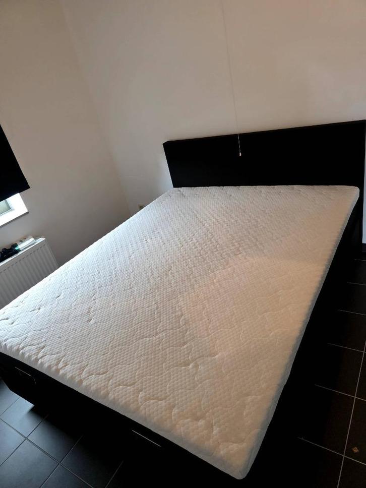 Boxspring matras met geïntegreerde topper, Huis en Inrichting, Slaapkamer | Boxsprings, Zo goed als nieuw, 160 cm, 200 cm, Tweepersoons