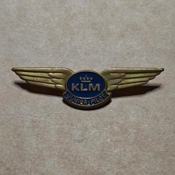 Ailes de pilotage junior de KLM Airlines, Enlèvement ou Envoi, Utilisé, Écusson, Insigne ou Logo
