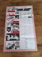 vintage retro affiche waarschijnlijk voor spa  francorchamps, Ophalen of Verzenden