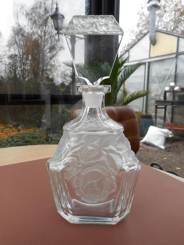 Zeldzame karaf kristal - Ca 1930 -Art deco, Antiek en Kunst, Antiek | Glaswerk en Kristal, Ophalen of Verzenden