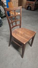 16 horeca houten cafe bistro mancave bruin + stamtafel set, Ophalen of Verzenden, Bruin, Hout