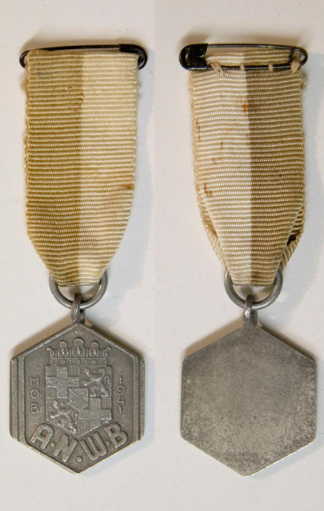 Médaille de marche-NL_MOB 1941_A.N.W.B., Verzamelen, Militaria | Algemeen, Overige soorten, Overige typen, Ophalen of Verzenden