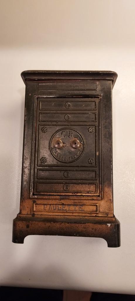 oude spaarpot van CR (charles Rossignol), eind 1800, Antiek en Kunst, Antiek | Speelgoed, Verzenden