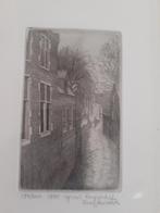 Kleine gravure „Groot Begijnhof” .Lea Goovaerts.