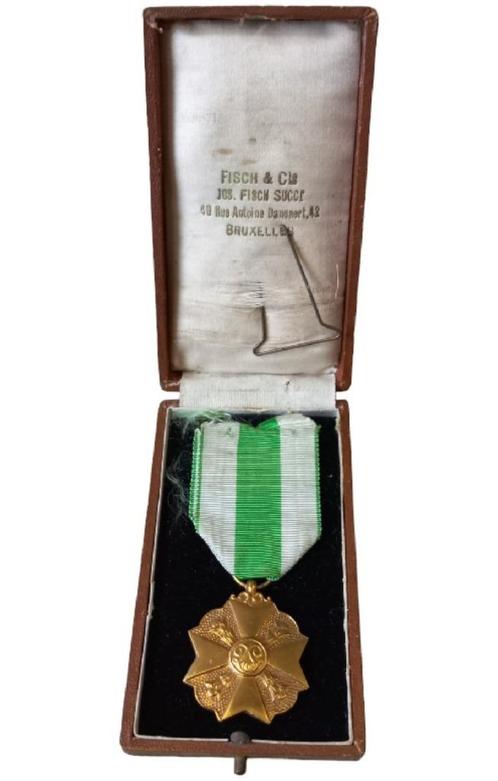 Burgelijke medaille brandweer 3de klasse., Timbres & Monnaies, Pièces & Médailles, Enlèvement ou Envoi