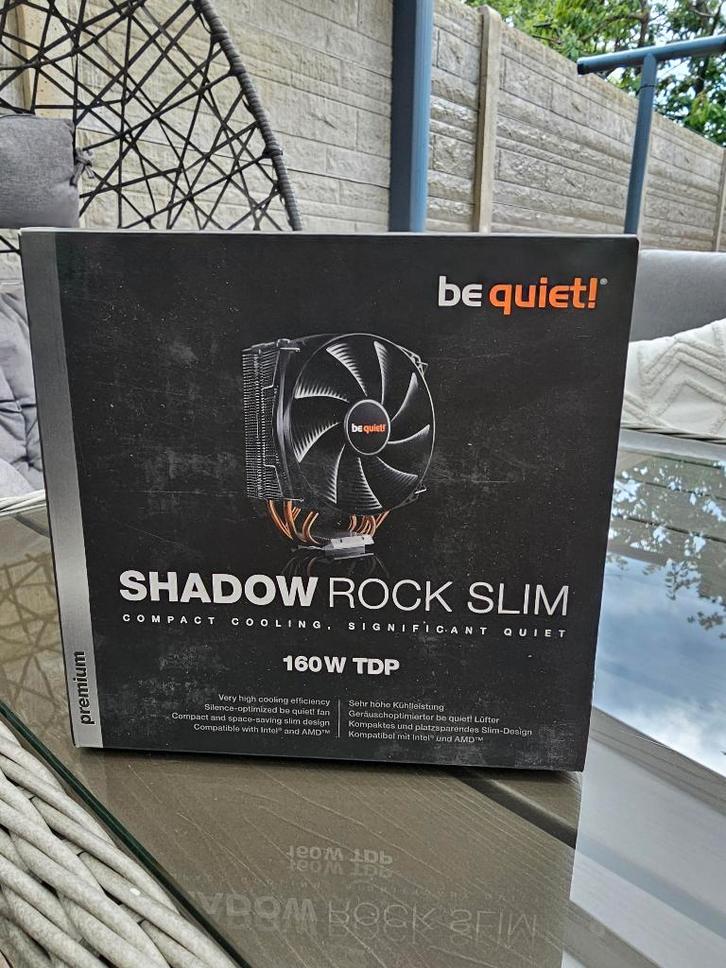 cpu cooler be quiet shadow rock slim, Computers en Software, Computerkoelers, Nieuw, Luchtkoeling, Ophalen