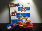 Vintage basic lego set inclusief boekje uit 1990 takelwagen, Ensemble complet, Lego, Enlèvement ou Envoi