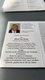 Pater, Verzamelen, Ophalen of Verzenden, Bidprentje
