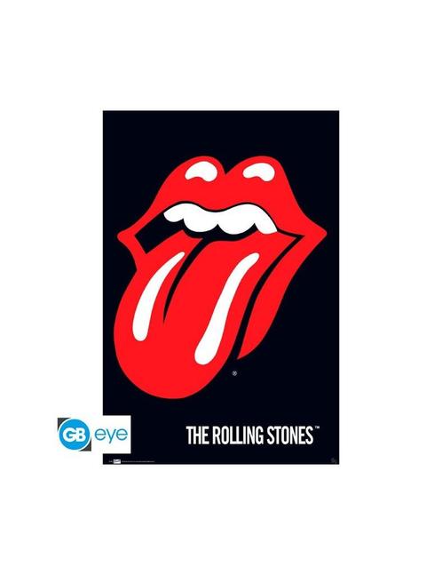 The Rolling Stones - Poster Maxi (91.5x61cm) - Lips, Verzamelen, Posters, Nieuw, Muziek, Deurposter of groter, Vierkant, Verzenden