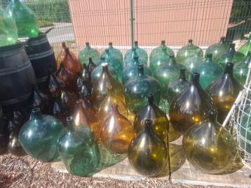Mooie decoratie vazen huis & tuin met originele Dame jeanne  beschikbaar voor biedingen