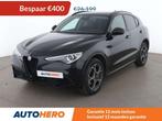 Alfa Romeo Stelvio 2.0 Turbo Q4 B-Tech (bj 2019, automaat), Auto's, Automaat, Euro 6, Zwart, Leder