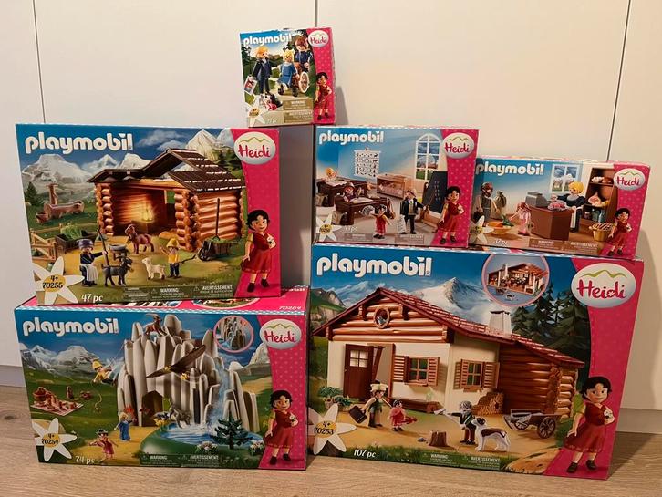 Sint en/of kerst-cadeau  volledige playmobil set van Heidi, Kinderen en Baby's, Speelgoed | Poppenhuizen, Zo goed als nieuw, Ophalen