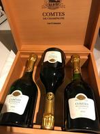 Champagne Taittinger 2006 in houten koffer 3 Blanc de blancs, Ophalen, Frankrijk, Champagne, Vol