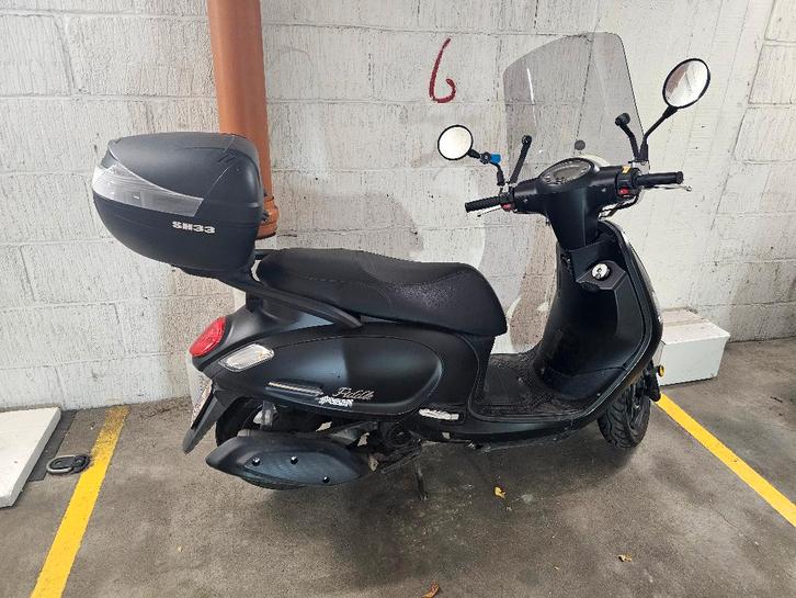 Scooter Sym Fiddle 4 50cc, Fietsen en Brommers, Scooters | SYM, Gebruikt, Fiddle, Klasse B (45 km/u), Benzine, Ophalen