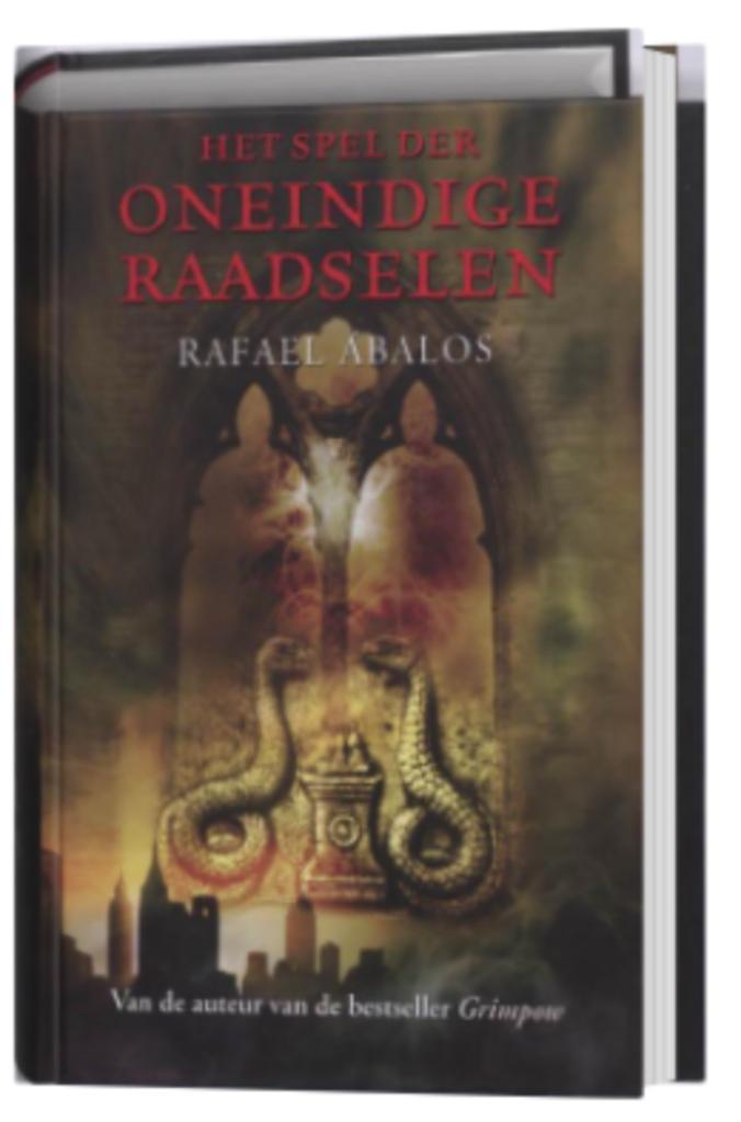 Boek Het spel der oneindige raadselen - Rafael Abalos, Livres, Romans, Comme neuf, Envoi