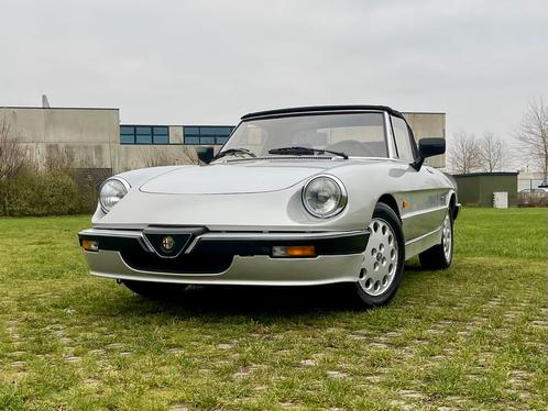 Alfa Romeo Spider 2000 Quadrifoligio, Auto's, Alfa Romeo, Bedrijf, Spider, Benzine, Cabriolet, 2 deurs, Zilver of Grijs, Grijs