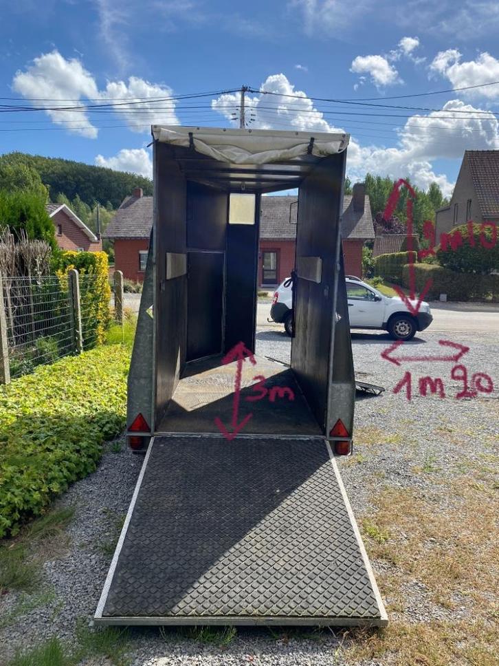 1,5 paard trailer - vernieuwd, Dieren en Toebehoren, Paarden en Pony's | Trailers en Aanhangwagens, Gebruikt, 1½-paards trailer