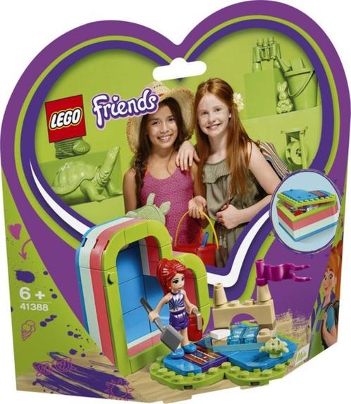 LEGO Friends Mia's Hartvormige Zomerdoos - 41388, Enfants & Bébés, Jouets | Duplo & Lego, Utilisé, Lego, Ensemble complet, Enlèvement