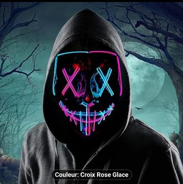 Masque Led ... bientôt Halloween    beschikbaar voor biedingen