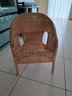Rieten rotan kinderzeteltje, Kinderen en Baby's, Kinderkamer | Tafels en Stoelen, Ophalen, Zo goed als nieuw