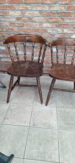 houten stoelen, Ophalen, Gebruikt, Bruin, Vijf, Zes of meer stoelen