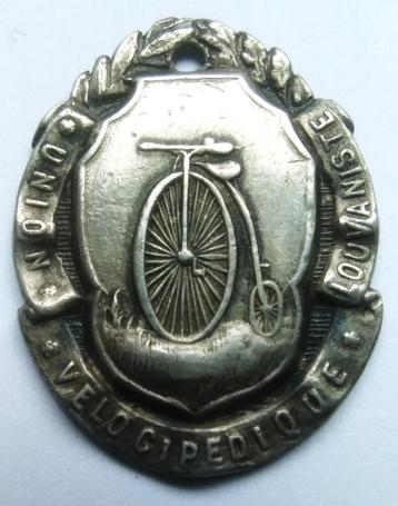 medaille zilver union velocipedique louvaniste beschikbaar voor biedingen