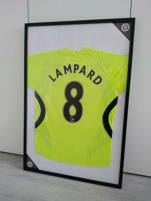 Voetbalshirt lampard ingekaderd! FC Chelsea!, Sports & Fitness, Football, Maillot, Enlèvement