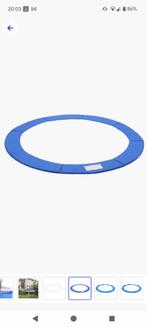 Trampoline beschermingsrand 244cm, Ophalen, Nieuw