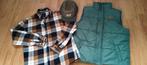 Bodywarmer + Pet + Hemd - maat 164, Ophalen, Zo goed als nieuw