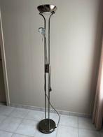 Staande lamp met leeslamp met dimmer., Ophalen, Gebruikt