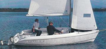 Open zeilboot Hunter 170 met trailer, 3 à 6 mètres, Enlèvement, Utilisé, Autres types