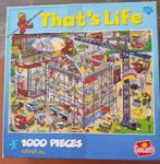 Puzzel 1000 stukjes that's life, Ophalen of Verzenden, 500 t/m 1500 stukjes, Zo goed als nieuw, Legpuzzel